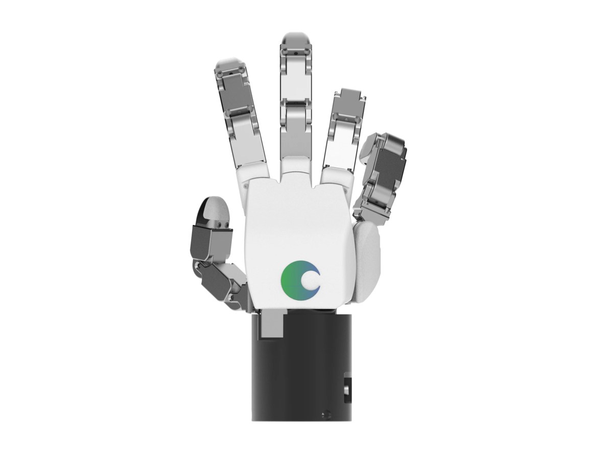 Tesollo DG-5F-M — five-finger robotic hand (image: Tesollo)