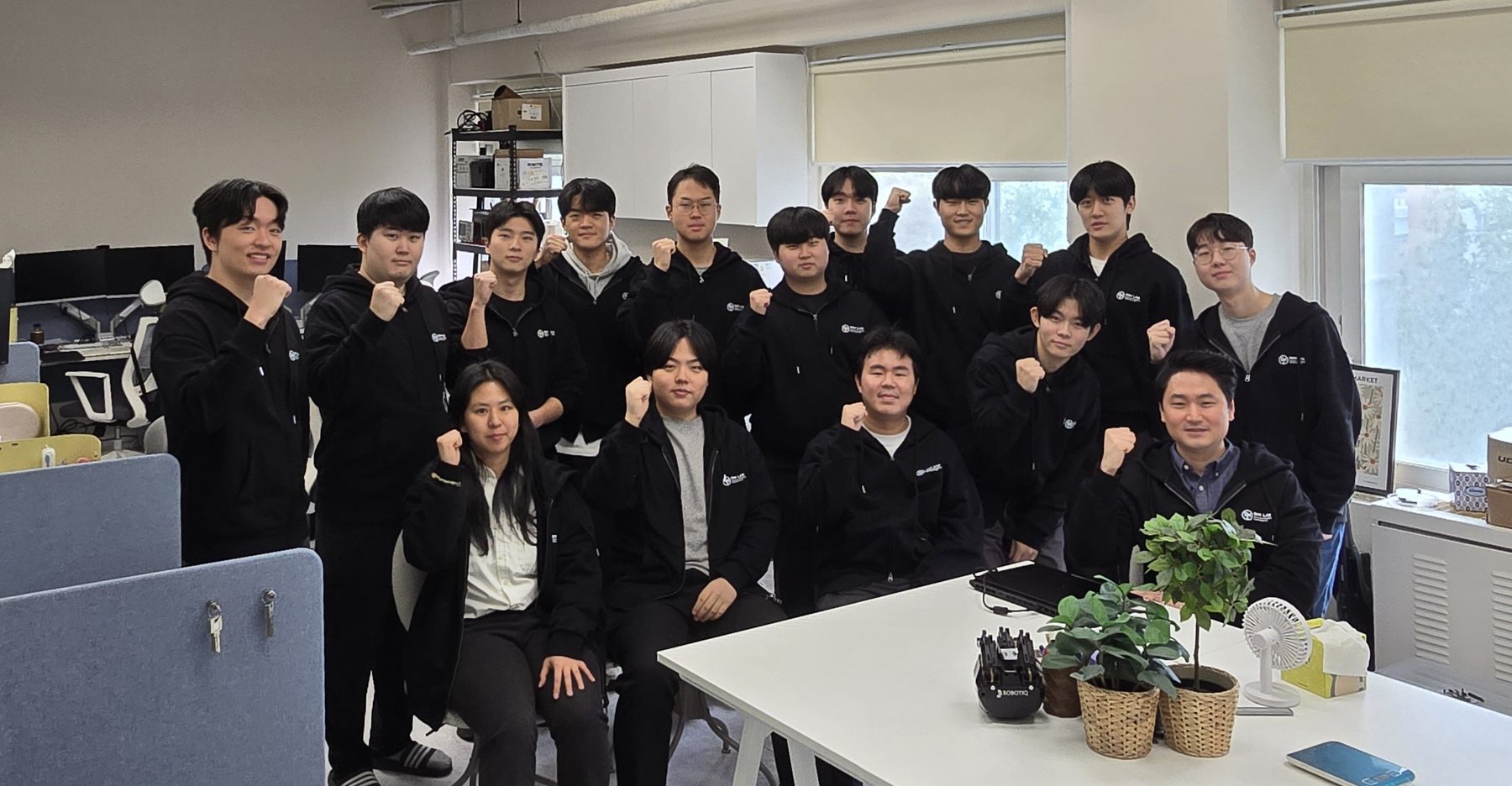 RIM Lab members in the renovated lab space (RA313), 2025