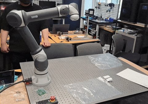 First robot arm arrives at RIM Lab